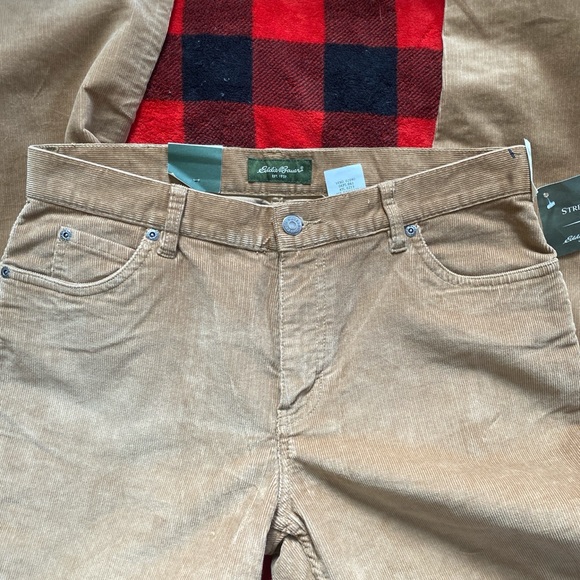 Eddie Bauer brown flared jeans - Picture 1 of 4